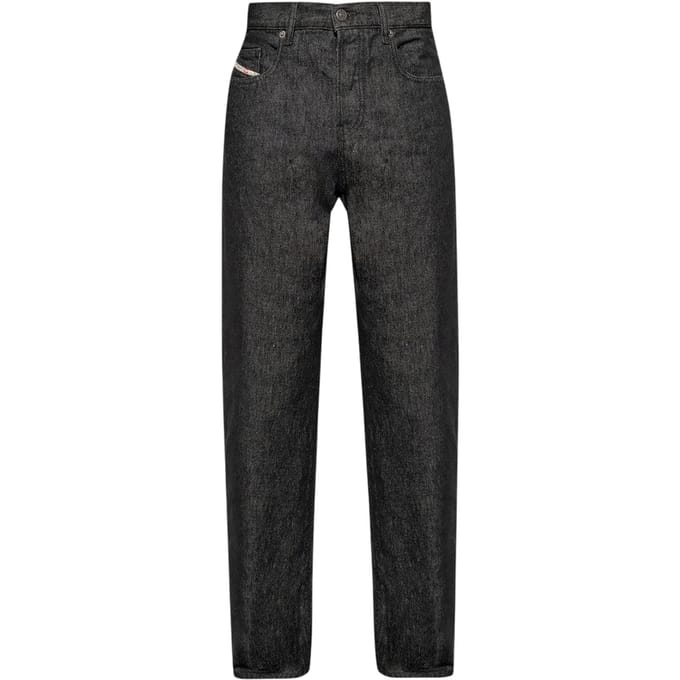 Diesel Heren D-Viker Katoenen Jeans (Zwart)