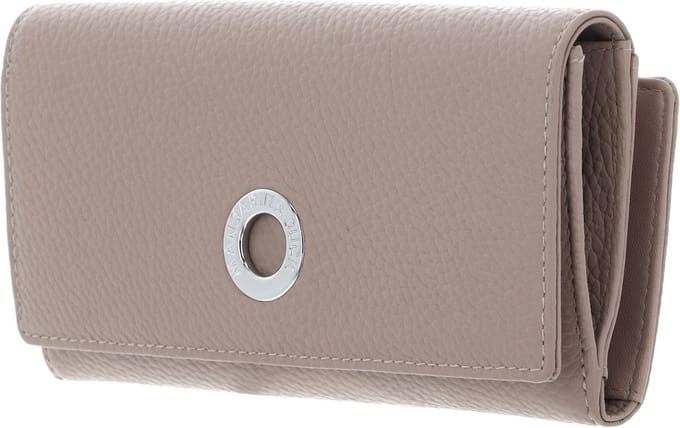 MANDARINA DUCK Portemonnee Mellow Leather Wallet with Flap Warm Taupe