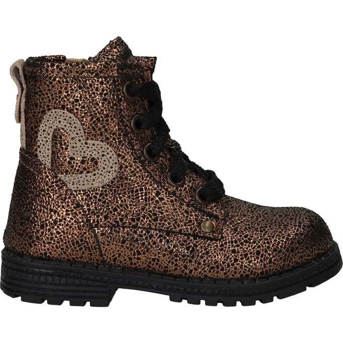IK-KE Veterboots - Meisjes - Bruin - Maat:29