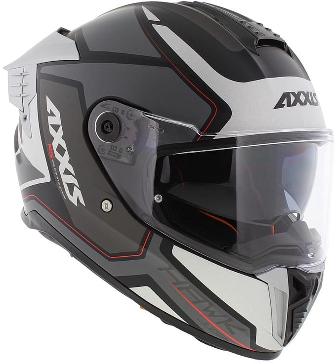 Axxis Hawk SV Evo Integraal helm Judge B2 mat grijs titanium S