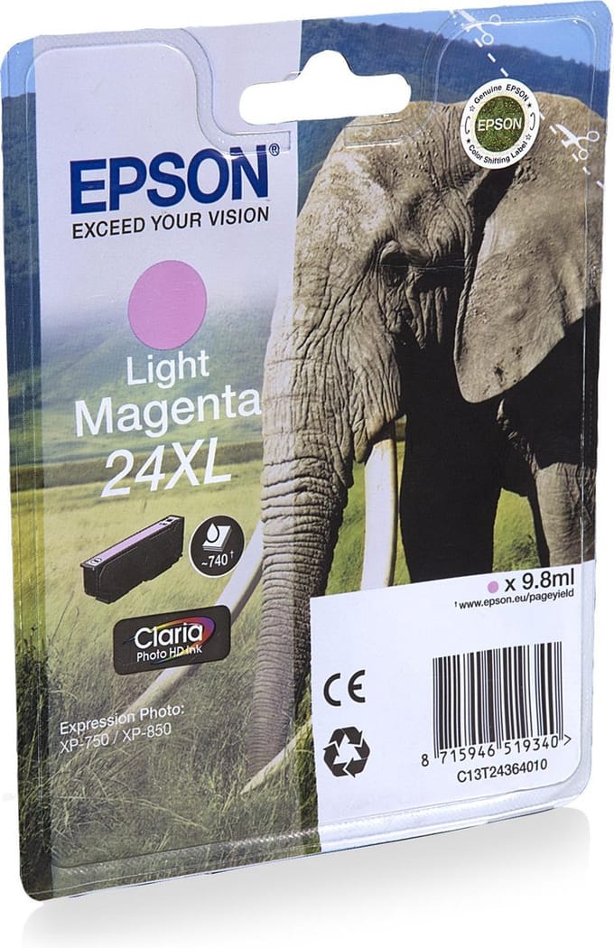 Epson 24XL - Inktcartridge / Magenta / Hoge Capaciteit