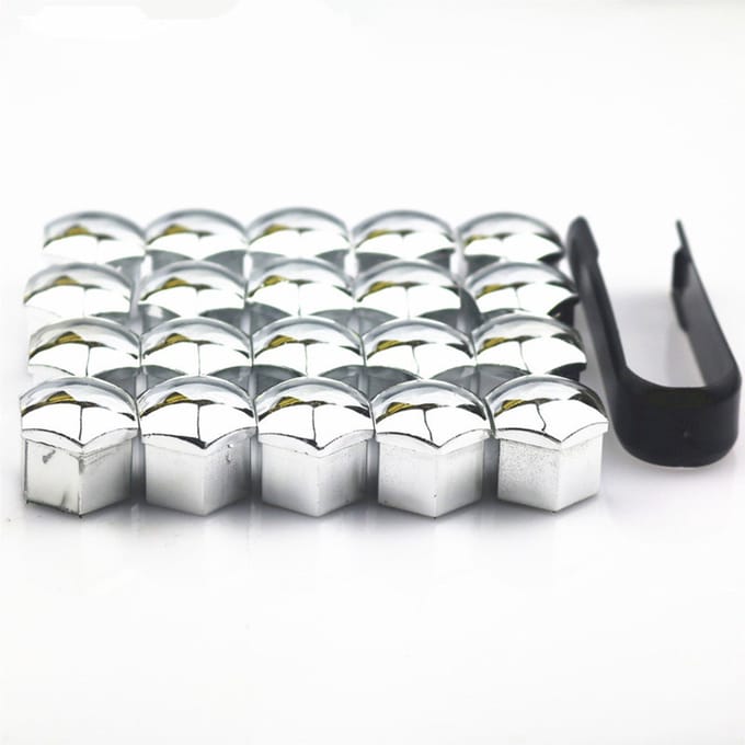 Wielmoerdop / Wielboutdop 20-pack met montagegereedschap 21 mm