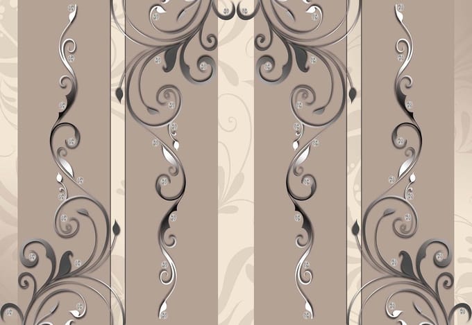 Fotobehang Swirl Pattern | XL - 208cm x 146cm | 130g/m2 Vlies