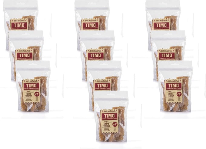 Timo Paardenpees - Hondensnacks - 10 x 250 g