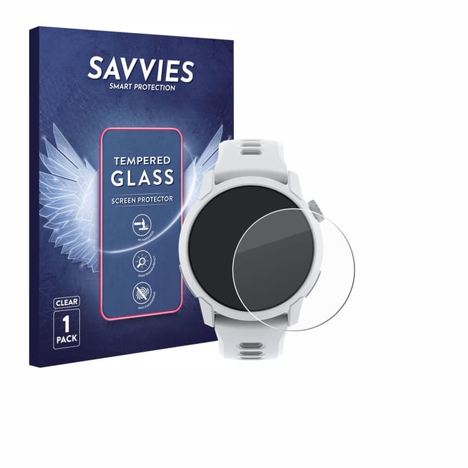 Savvies - Glas Screenprotector voor Coros Pace 2/ 4 - Gehard Beschermglas 9H