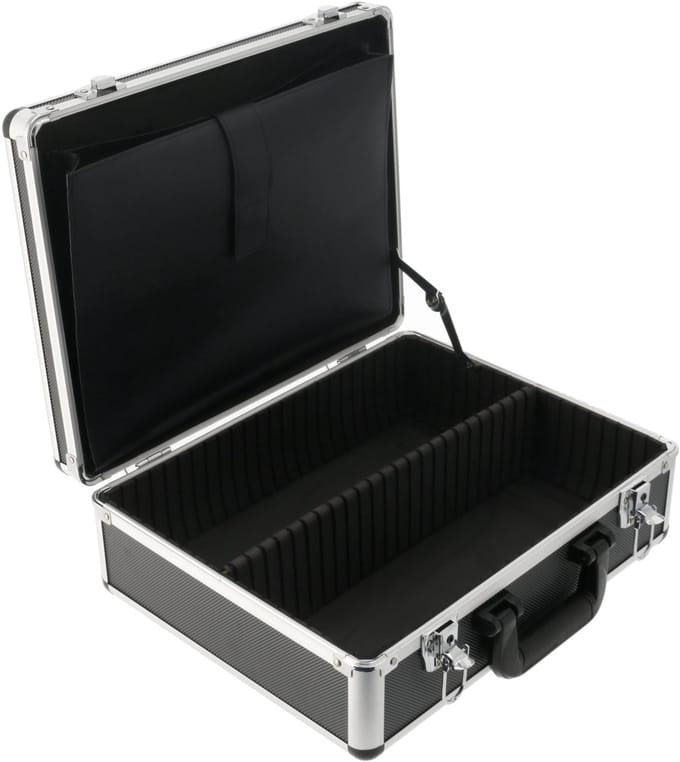 Universele flightcase - 15 inch laptop - incl. divider - Innox Tech - Multikleur