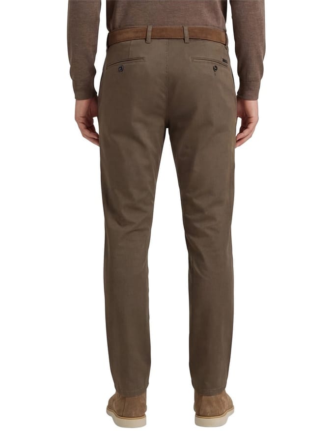 Gardeur katoenen broek bruin