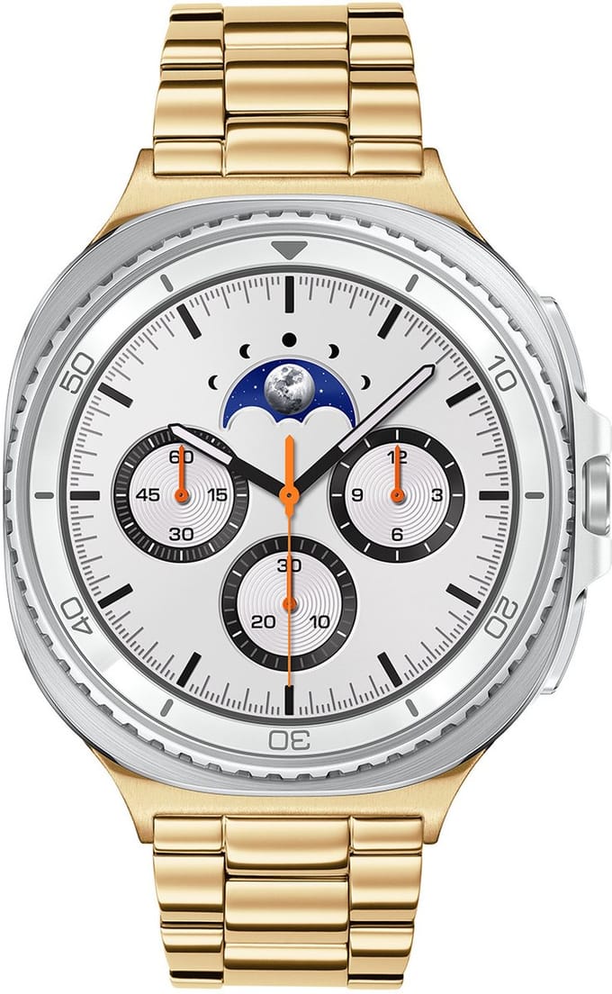 Samsung Special Edition Galaxy Watch 8 CLASSIC LTE Wit/Goudkl Staal 46mm