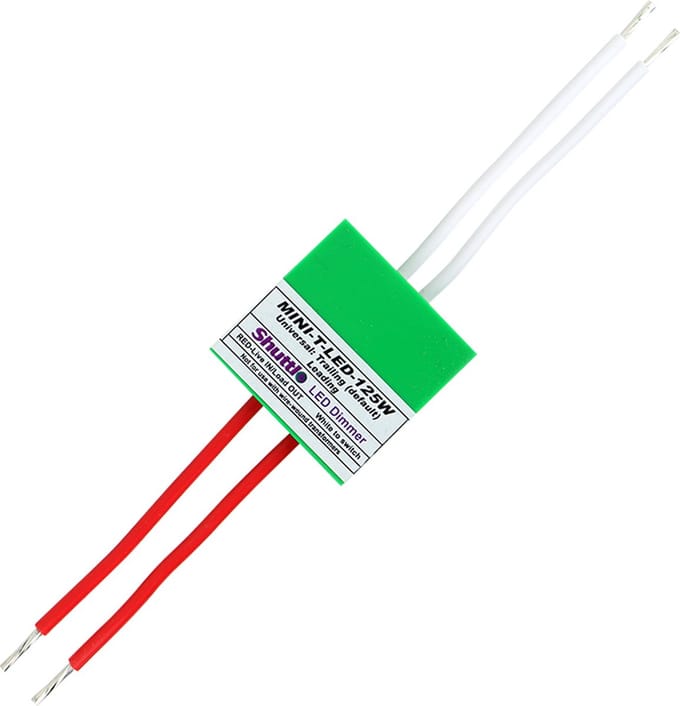 Shuttle dimmer LED/halogeen universeel 125W