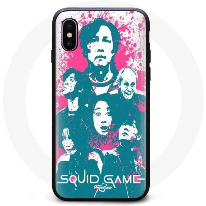 Coque Iphone XS Max Squid Game dessin animé