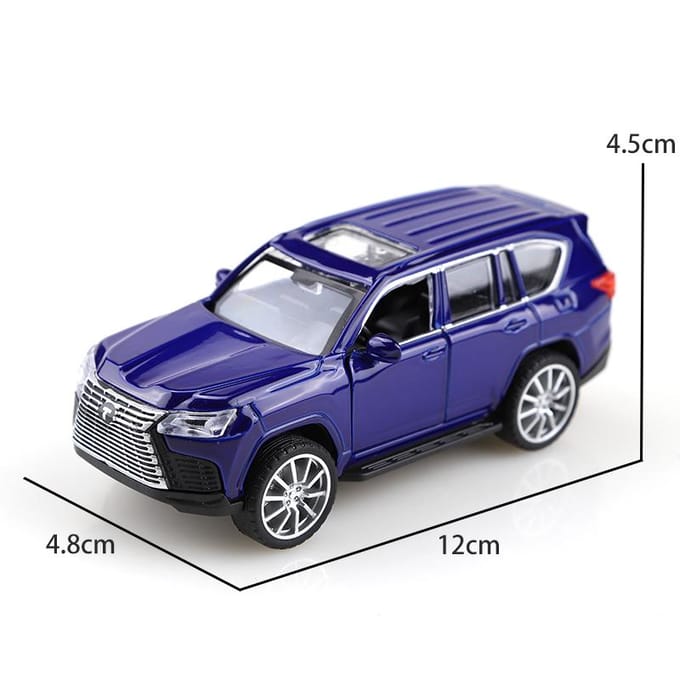 (Verpakt) 1:36 Legering SUV Model Lx570, Off-Road Pull-Back Auto, Off-Road Legering Pull-Back Auto, Coole Legering Auto