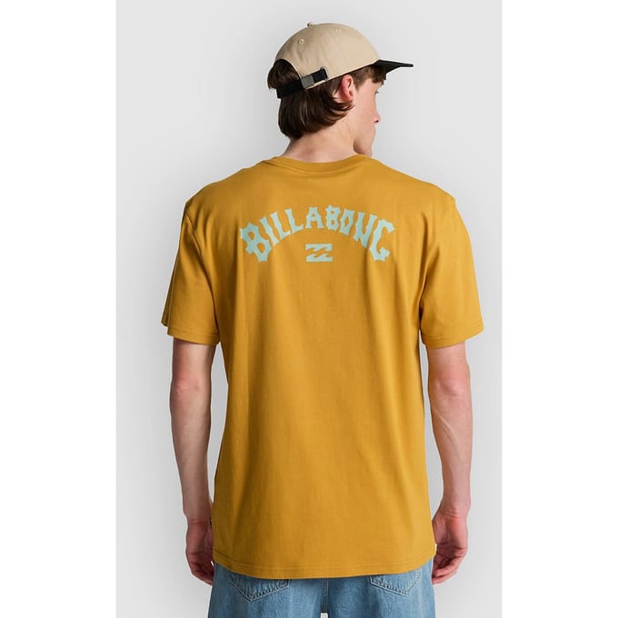 Billabong Arch Wave T-shirt Met Korte Mouwen Bruin S Man