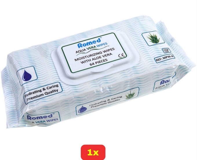Romed Patiëntendoekjes met Aloë Vera | 64 doekjes