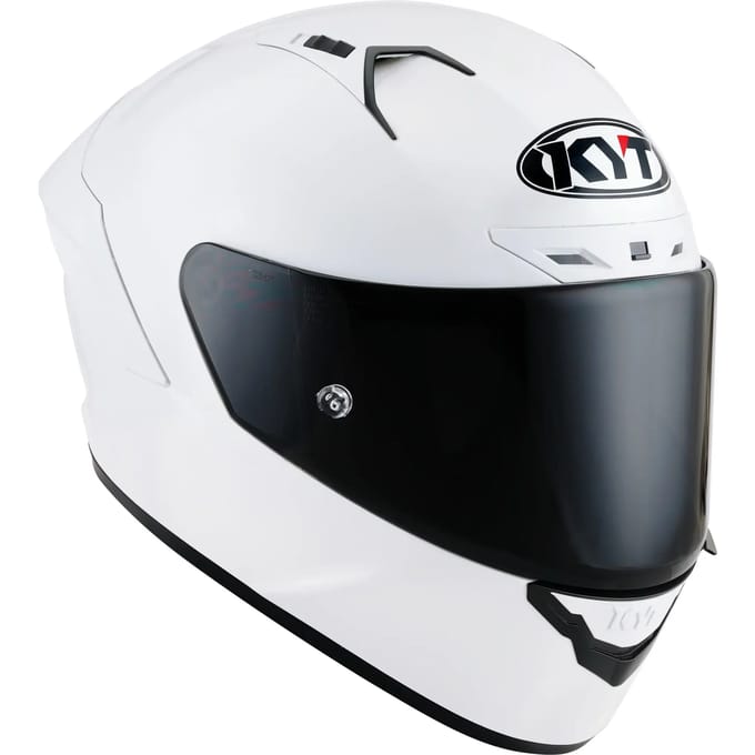 KYT NZ Race Plain Wit Integraalhelm - Helm
