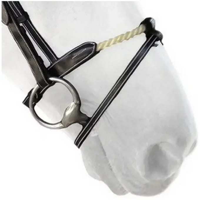 Paardenneusriem touw Silver Crown
