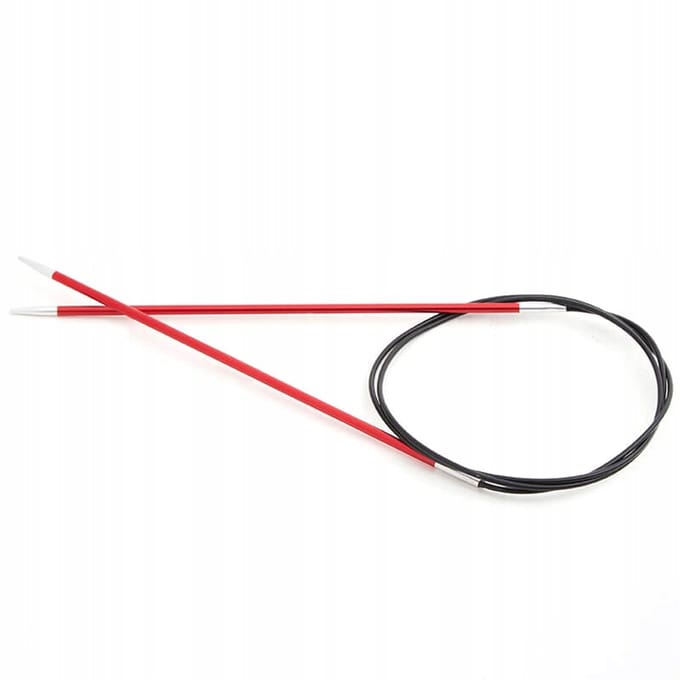 KnitPro Zing Metaaldraadbreinaalden 22,5cm 2,50mm