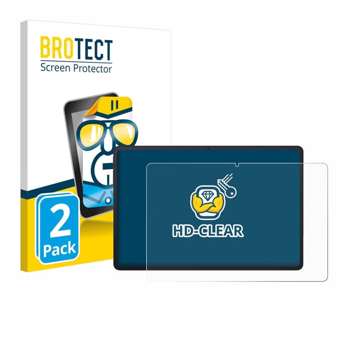 BROTECT - Screenprotector voor Blackview Tab 90 WiFi - Folie Beschermfolie transparant 2 Stuks