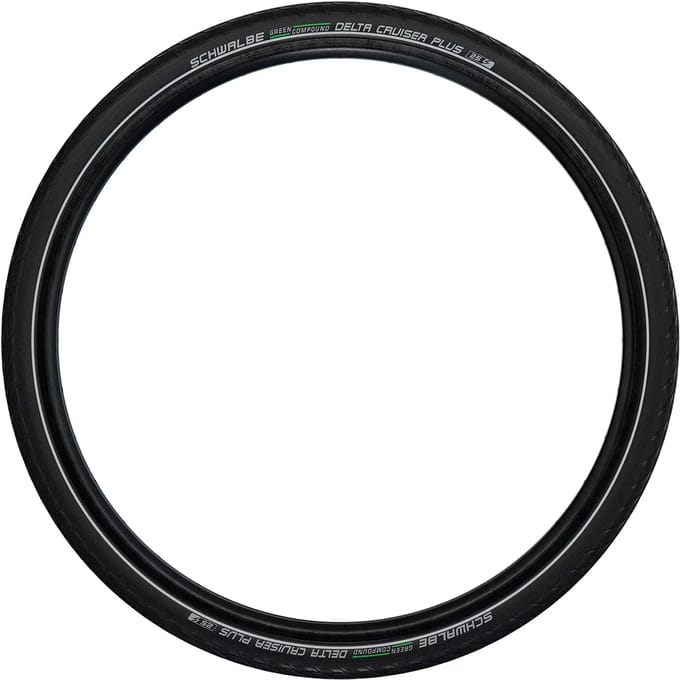 Schwalbe Delta Cruiser Plus Active Twin 28´´ X 2.00 Stevige Urbanband Zwart 28´´ x 2.00