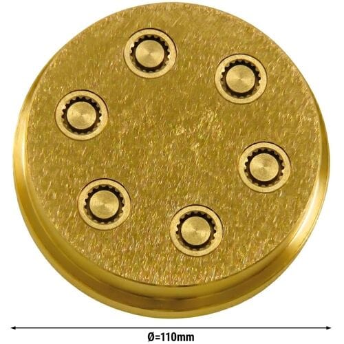 GGM Gastro Nudelformscheibe - Makkaroni Rigati 8mm passend für NMSM20 - Ø 110mm