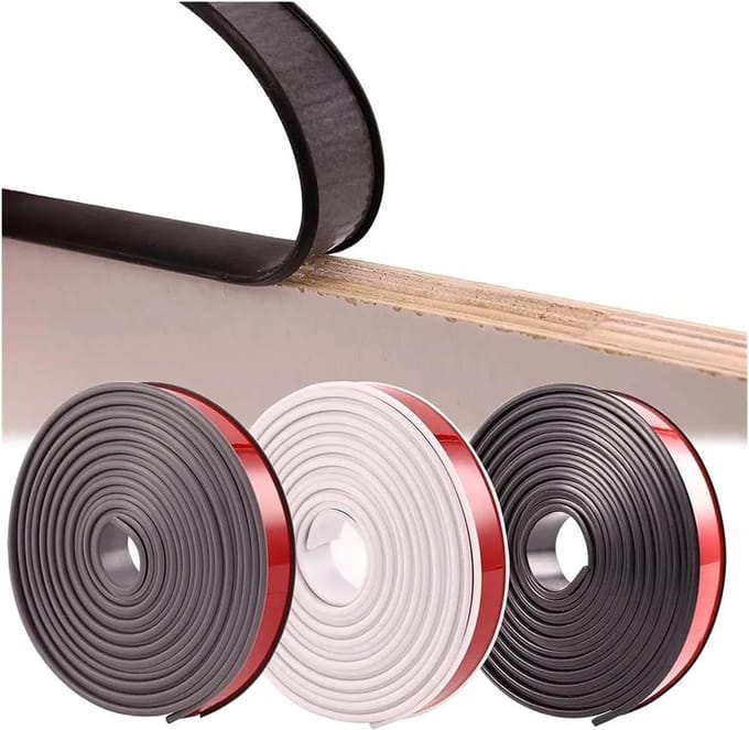 U-vormige randbescherming - Meubelrand strip - Rand afwerken - Zelfklevend en flexibel - 5 meter - Wit
