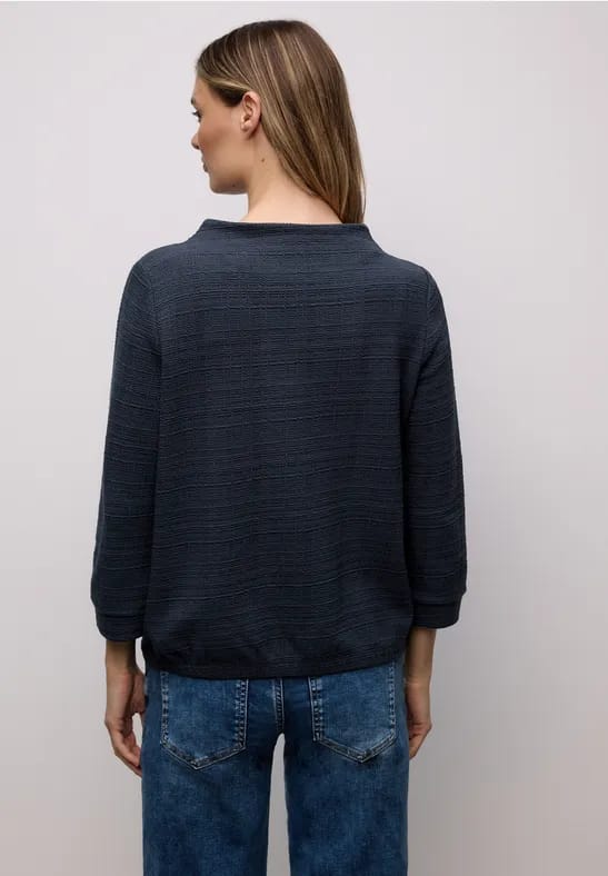 Shirt met structuur