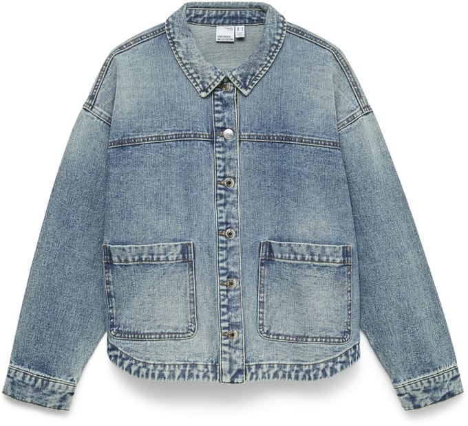 VERO MODA - VMJAMIE LS DENIM SHACKET MIX GA NOOS - Dames - Gewatteerde jassen