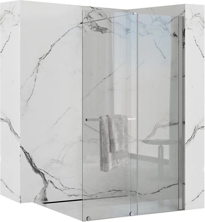 Rea Cortis Chrom 120 - Douchewand - 120 cm - Chroom