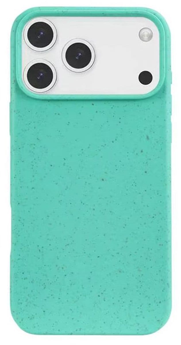 Mobiq - Flexibel Eco Hoesje geschikt voor iPhone 17 Pro Max - turqoise