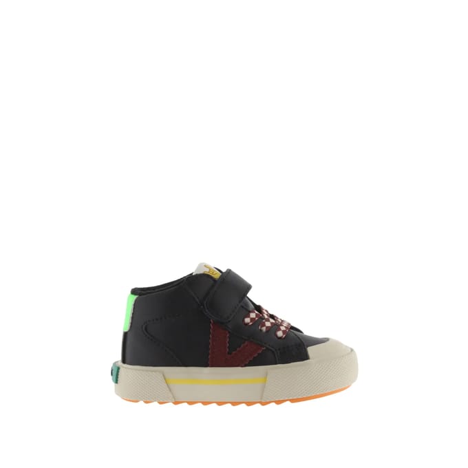 Gestreepte leren en elastische sneakers voor kinderen Victoria Tribu