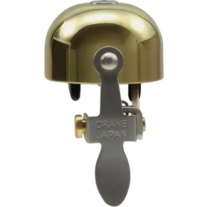 Crane Fietsbel E-ne 5 X 3,7 Cm Staal Goud
