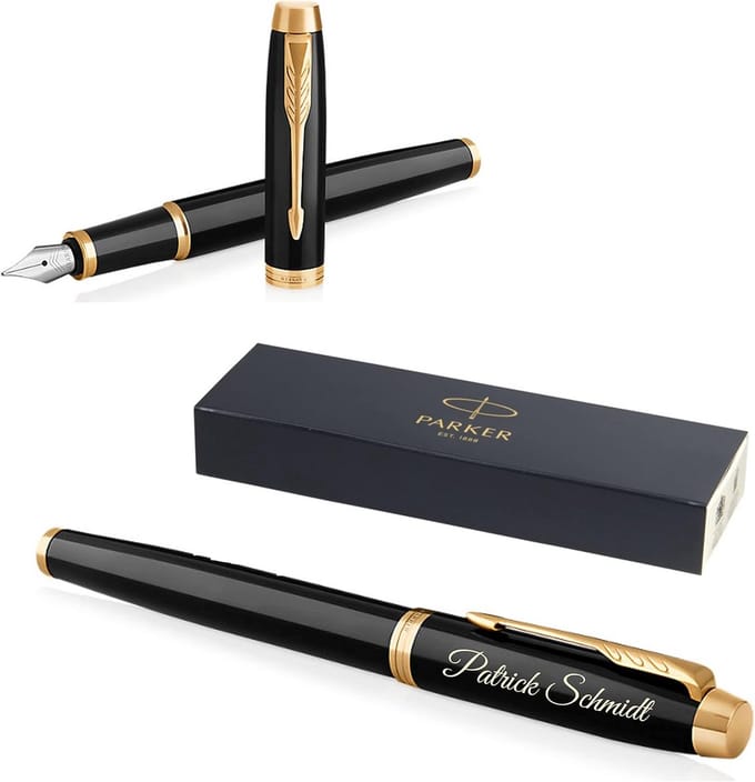 Luxe Vulpen met Naam Gravure - Stijlvol Schrijfwaren Cadeau