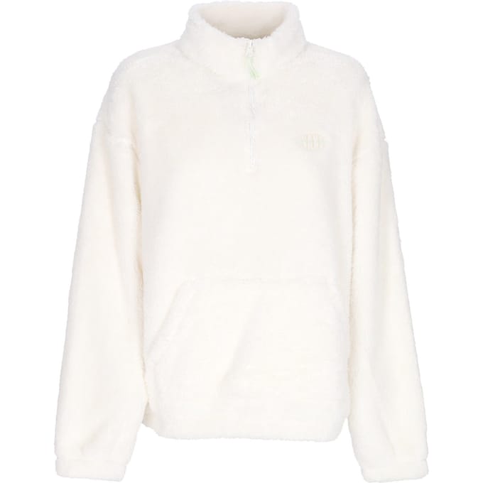 W Pioneer Mock-sweatshirt met halve rits Digi Wit