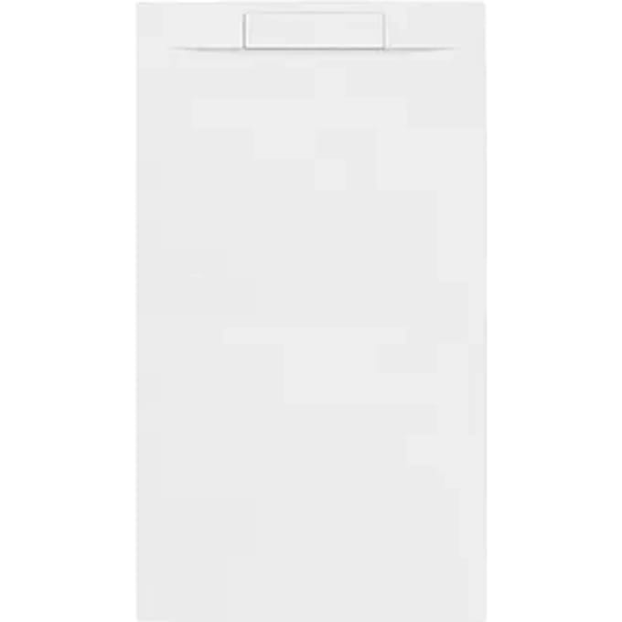 Allibert - Douchebak - Luna 140 X 80 Cm - Polybeton - Wit