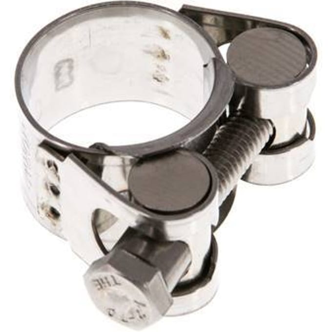 21 - 23 mm Slangklem van Rvs 304 met een 18 mm band - Norma