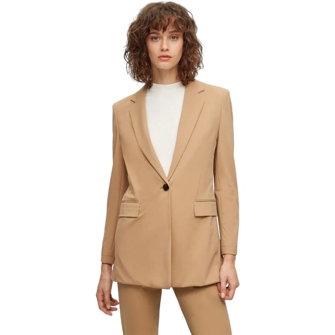 Boss Dames/Dames Jernara1 Blazer (Medium Beige)