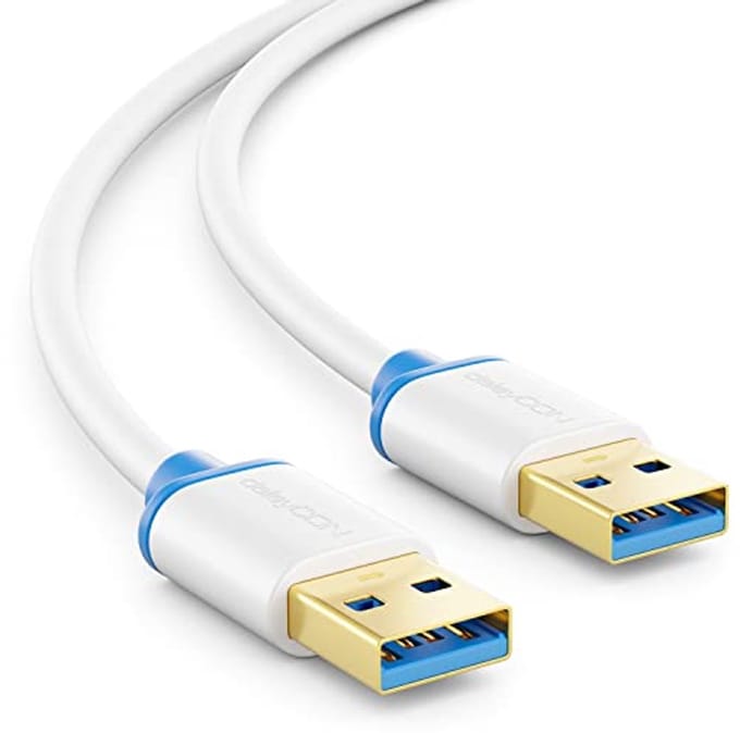 1.5 Meter USB 3.0 Super Fast Kabel USB A naar USB A - Overdrachtsnelheden tot 5Gbps