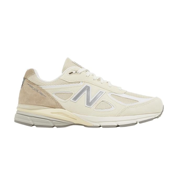 New Balance 990v4 MiUSA Limestone 44 white