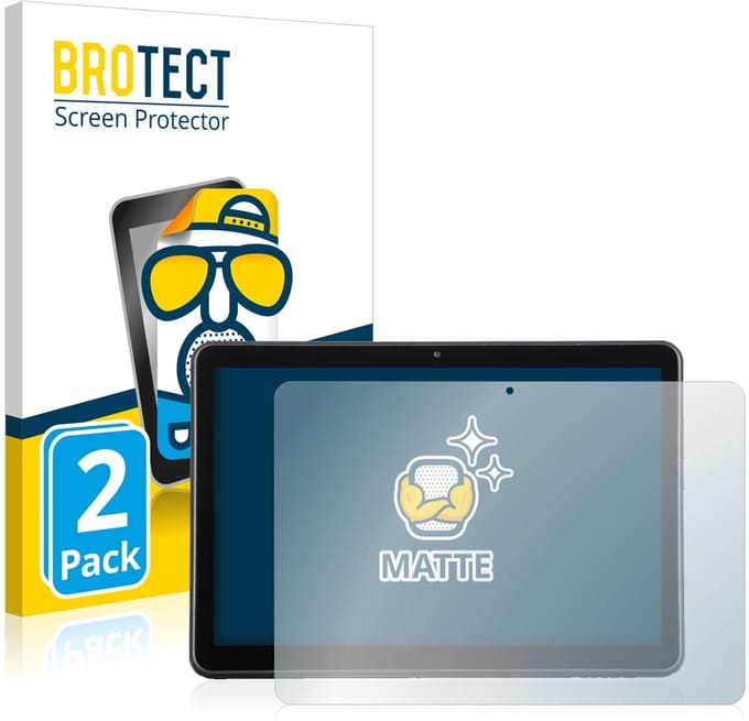 BROTECT - Screenprotector voor Wortmann Terra Pad 1006 - Folie Beschermfolie matte 2 Stuks