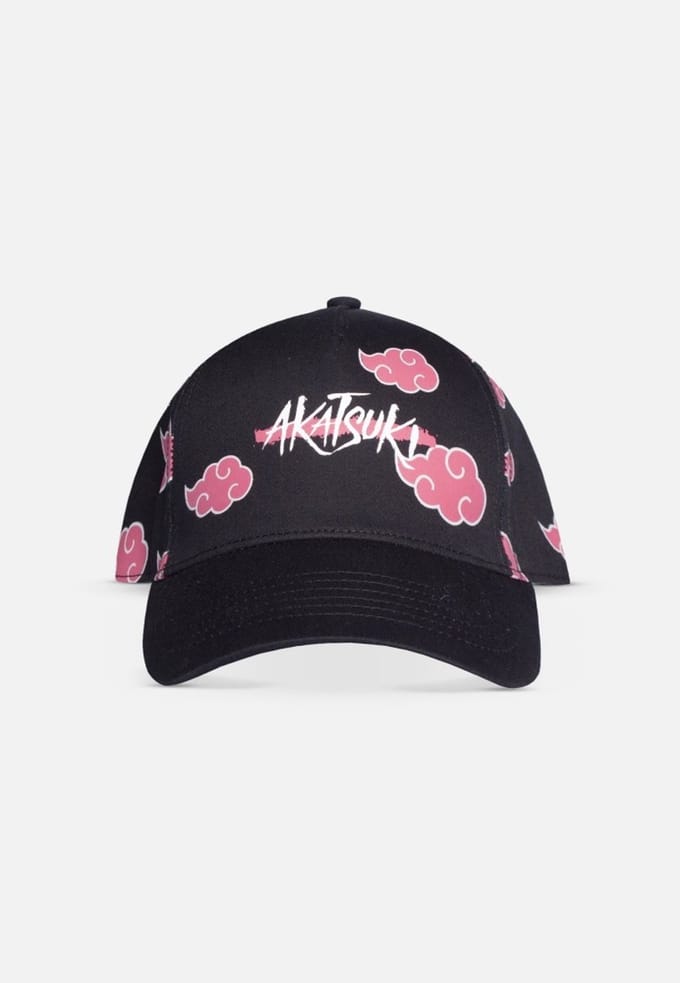 Naruto - Akatsuki Verstelbare pet - Zwart