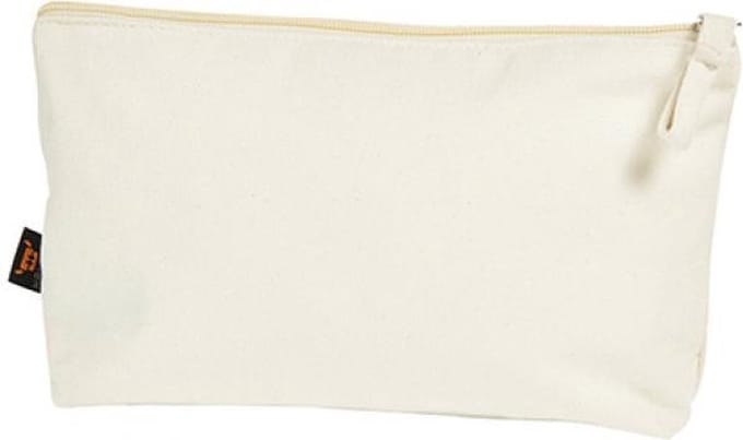 Zipper Bag Organic M (Natuur)