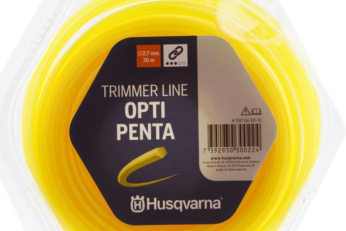Husqvarna opti penta ø2.7mm 70m geel