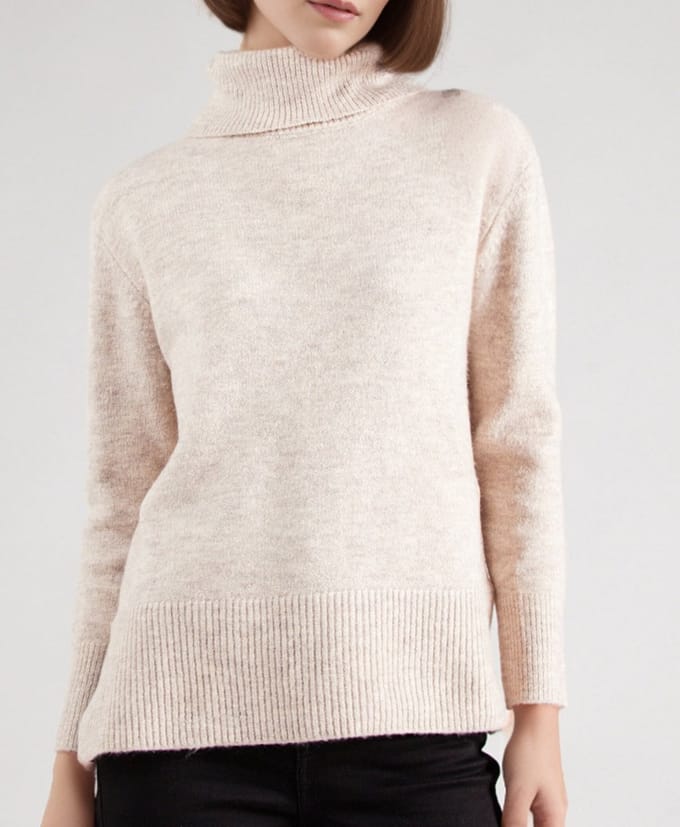 Starry Indigo - Dames Coltrui / Ladies Turtleneck Sweater
