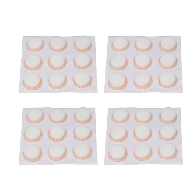 4 Feuilles 36 Pièces Coussinets pour Oignons Protecteurs de Pieds Patchs Préviennent l'Usure Coussin Éponge Douce pour Cors beige