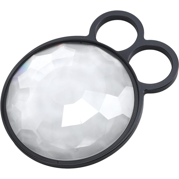 77mm Handheld Kaleidoscoop Glasfilter Variabel Kaleidoscoop Glas Prisma Camerafilter voor SLR white