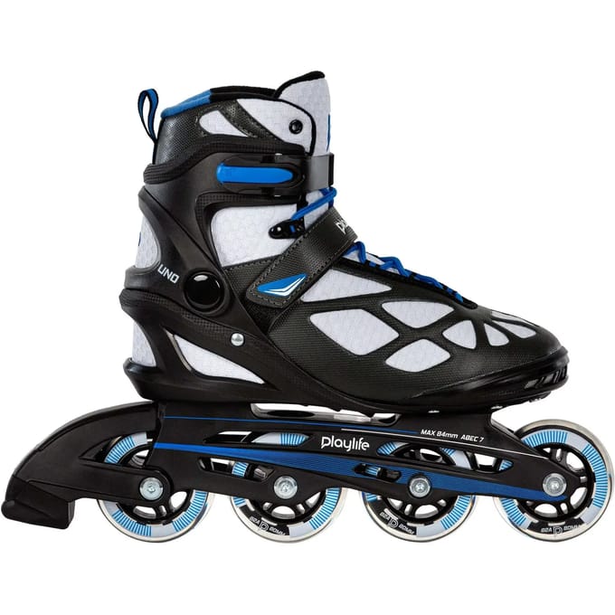Playlife Inline Skates Uno Black 80 Softboot 82a Zwart Maat 37