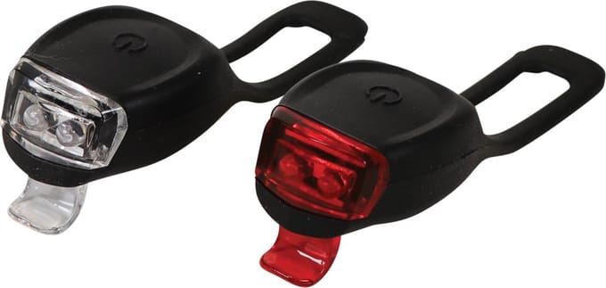 Dresco Led Batterij Verlichtingsset Siliconen Zwart