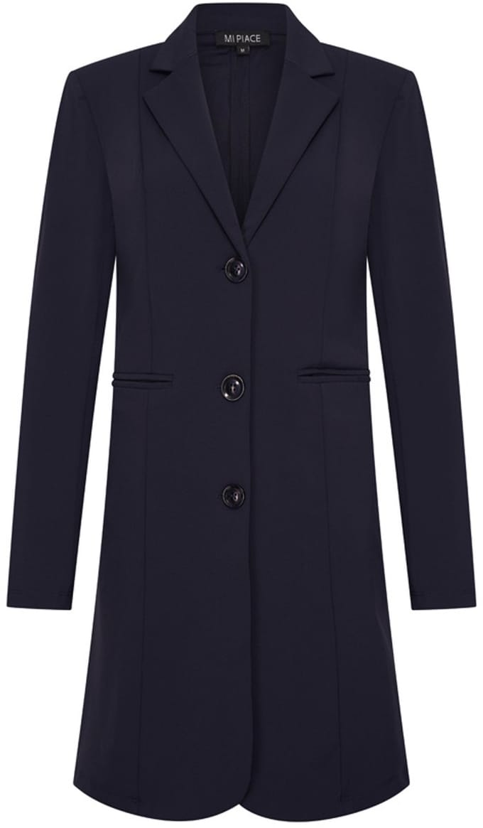 MI PIACE - Travel Lange Blazer Uni 2132 Dark Blue - Maat : XXL