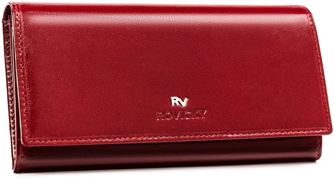Leren portemonnee RV-1680133-BCA-9503 Rood
