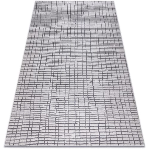 Kleden Rugsx Tapijt AURA J1852A grijs - Lijnen, structureel, 80x150 cm