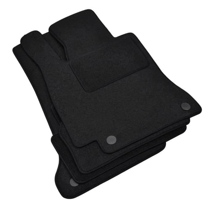 Vloermatten - Mercedes - E-klasse W213 S213 - Zwart Velours - 4 stuks - Antislip